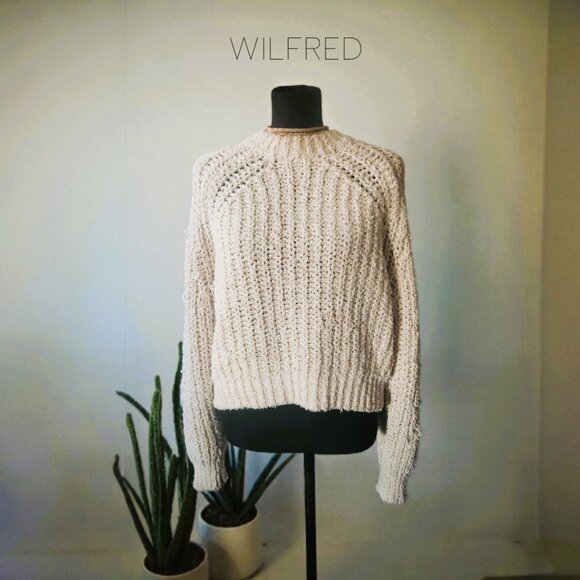 Wilfred Cream Turtleneck Sweater – Size L - Picture 1 of 10
